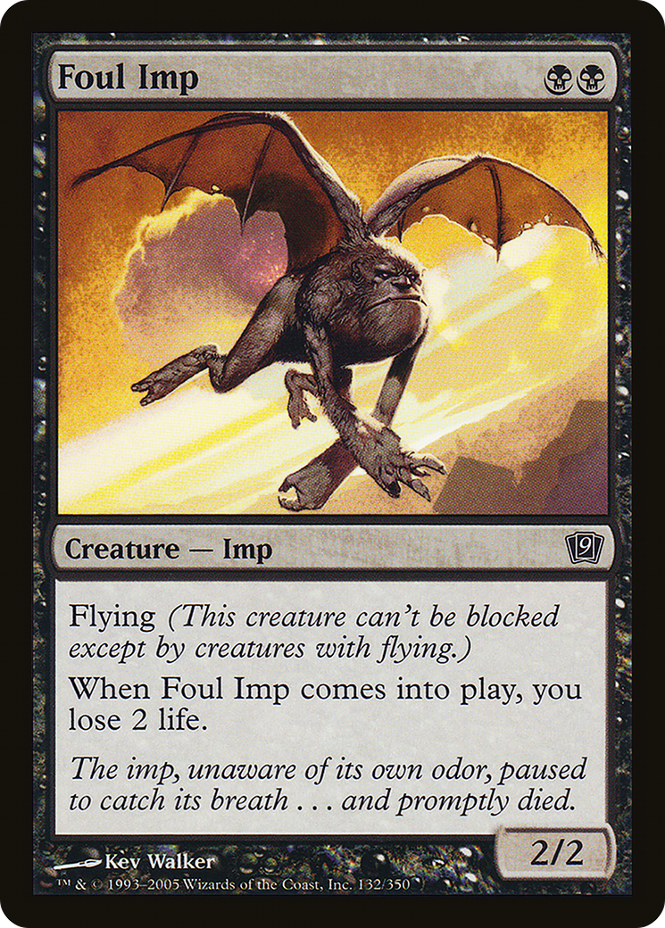 Foul Imp (9ED-132) [9th Edition] Foil