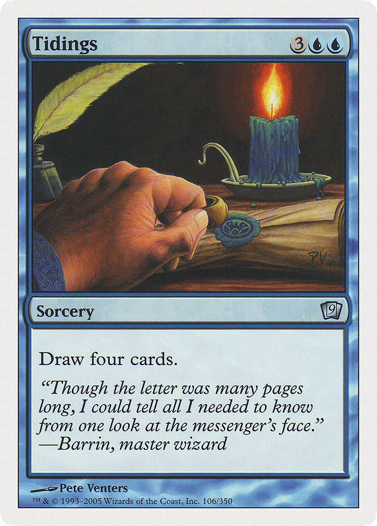 Tidings (9ED-106) [9th Edition] Foil