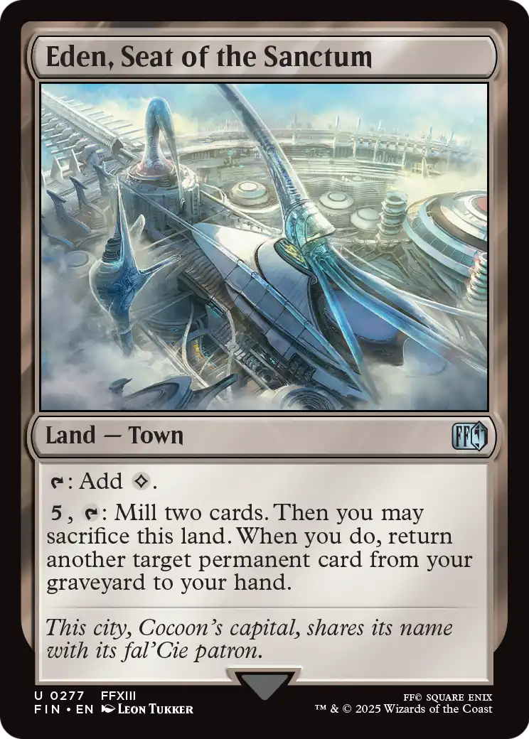 Eden, Seat of the Sanctum (FIN-277) [FINAL FANTASY] Foil