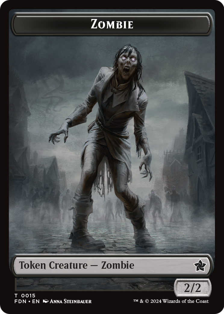 Zombie (TFDN-015) [Foundations Tokens] Foil