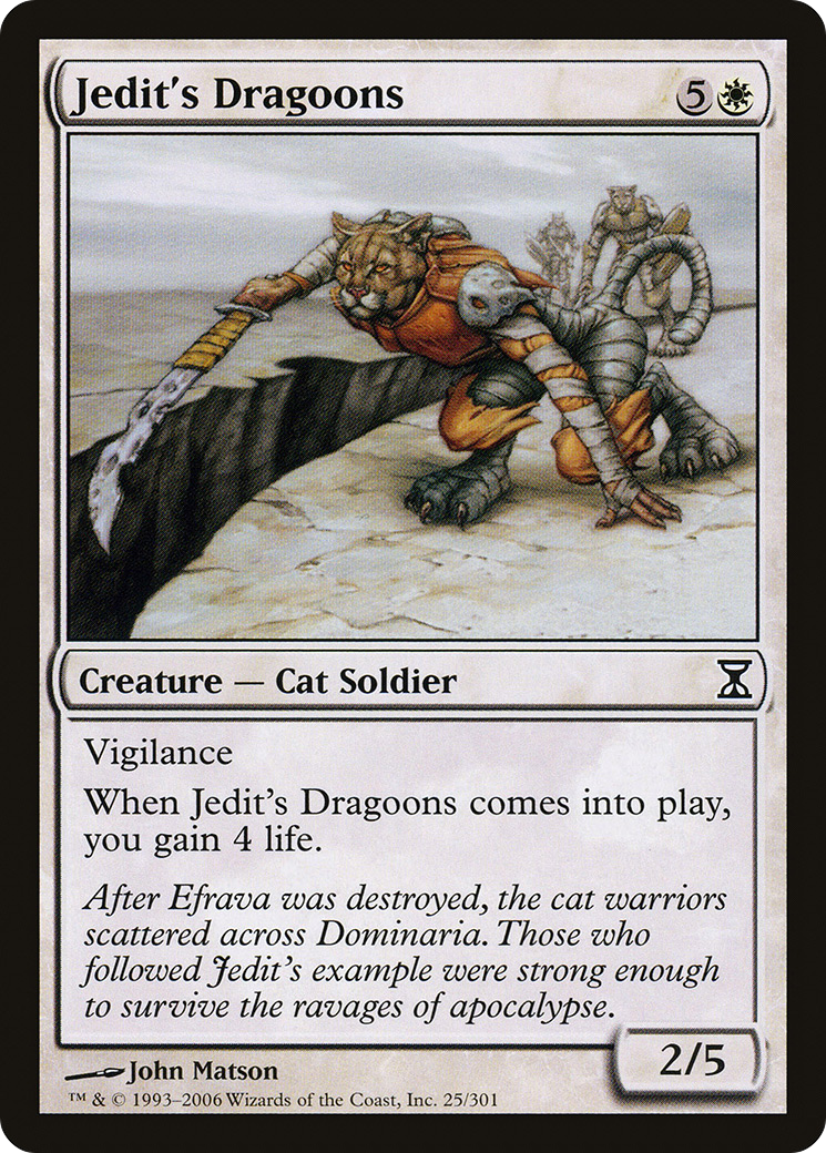 Jedit's Dragoons (TSP-025) [Time Spiral]