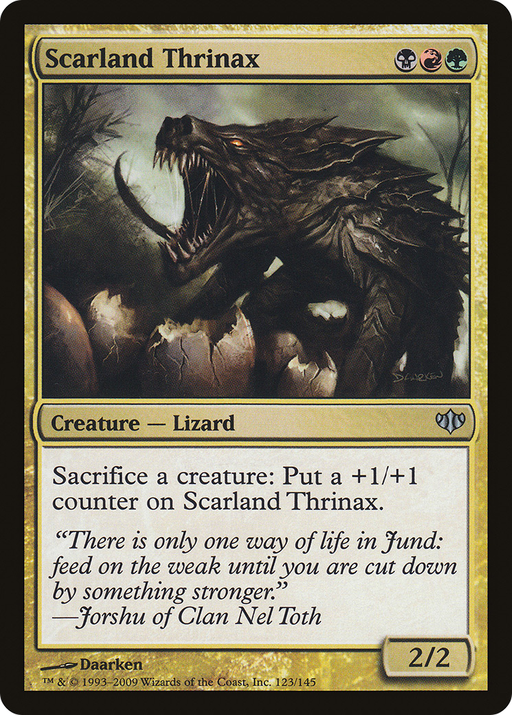 Scarland Thrinax (CON-123) [Conflux] Foil