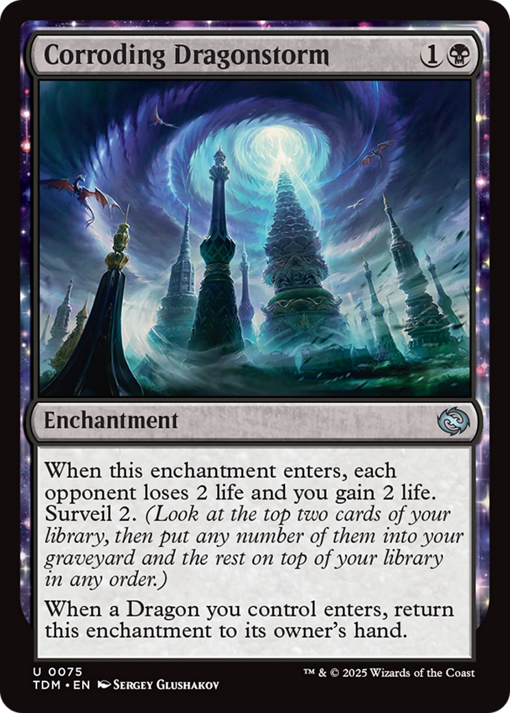 Corroding Dragonstorm (TDM-075) [Tarkir: Dragonstorm]