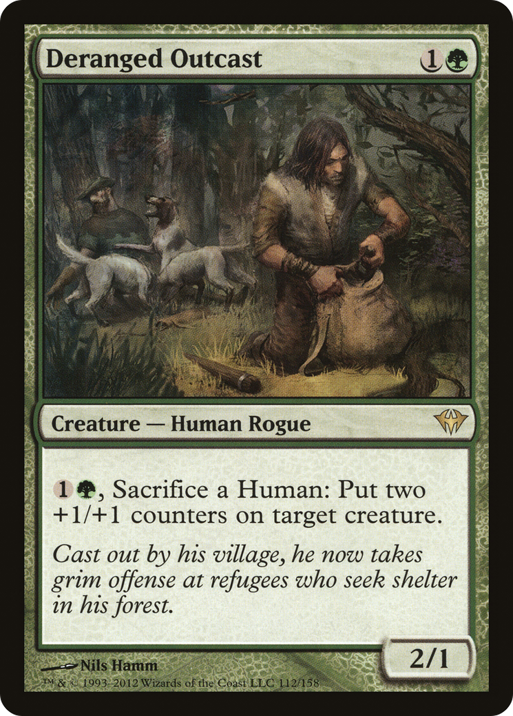 Deranged Outcast (DKA-112) [Dark Ascension] Foil