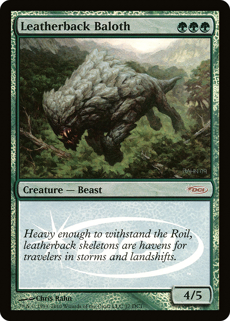 Leatherback Baloth (WPN-037) [DCI Promos] Foil
