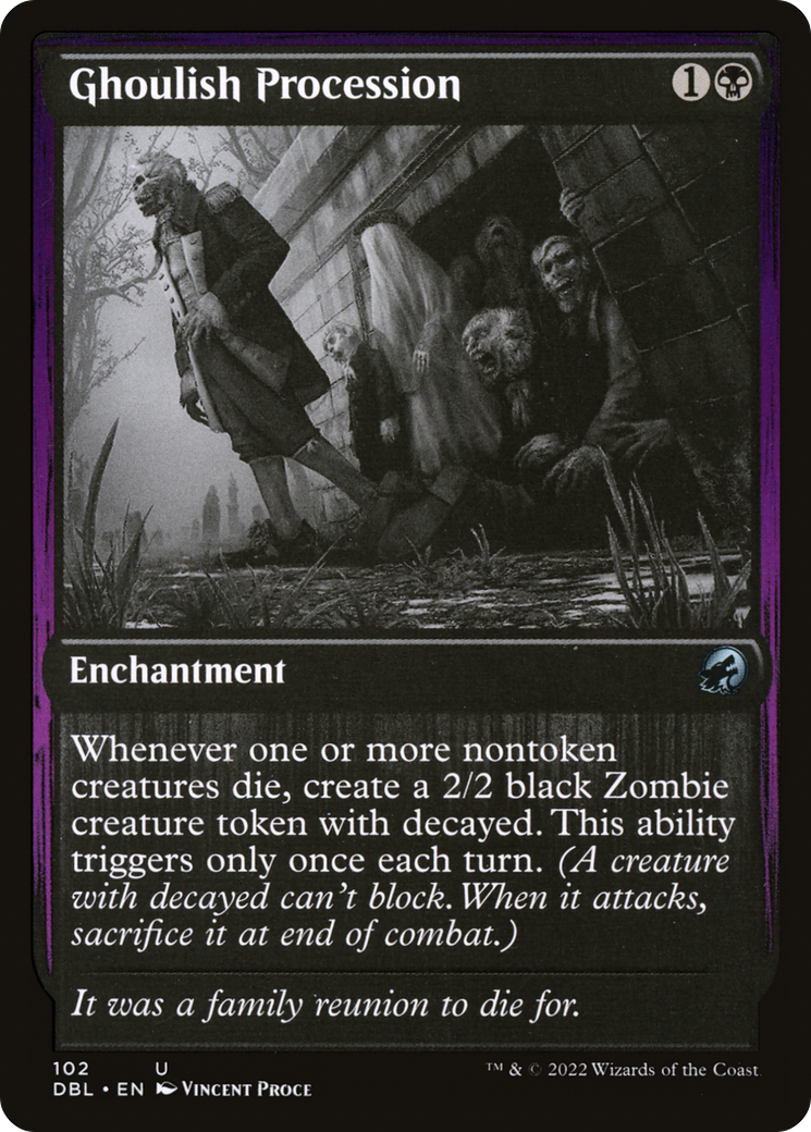 Ghoulish Procession (DBL-102) [Innistrad: Double Feature]
