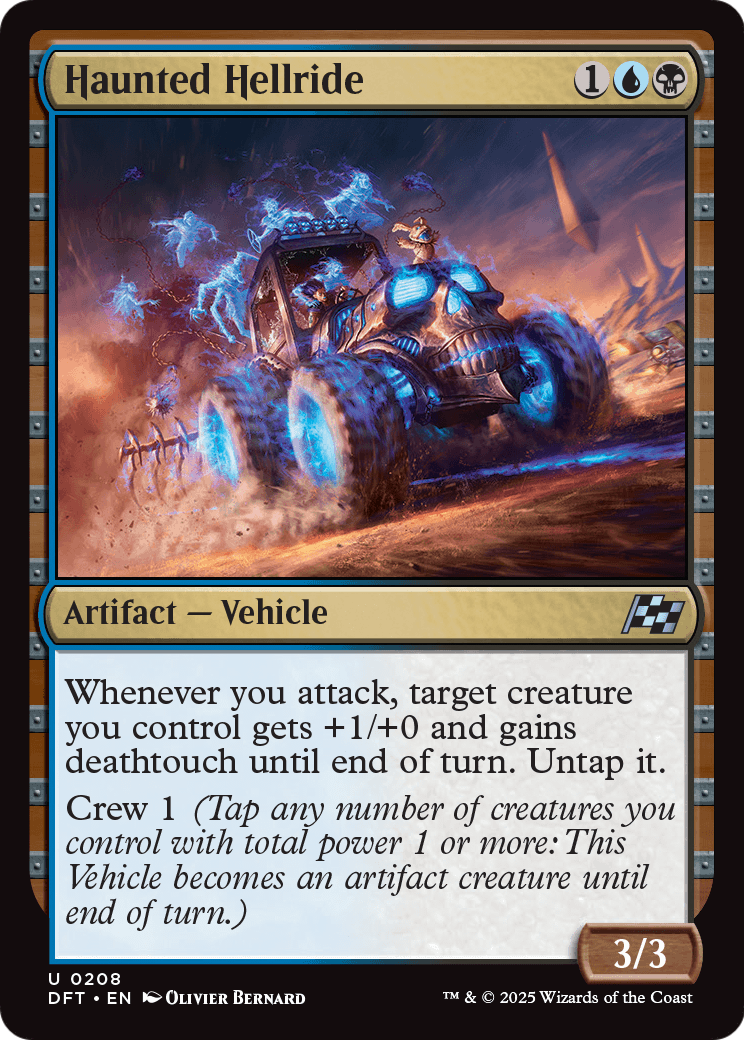 Haunted Hellride (DFT-208) [Aetherdrift] Foil