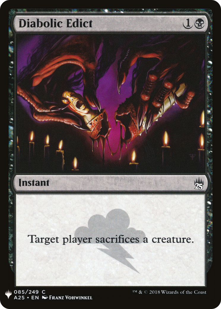 Diabolic Edict (LIST-A25-85) [The List]