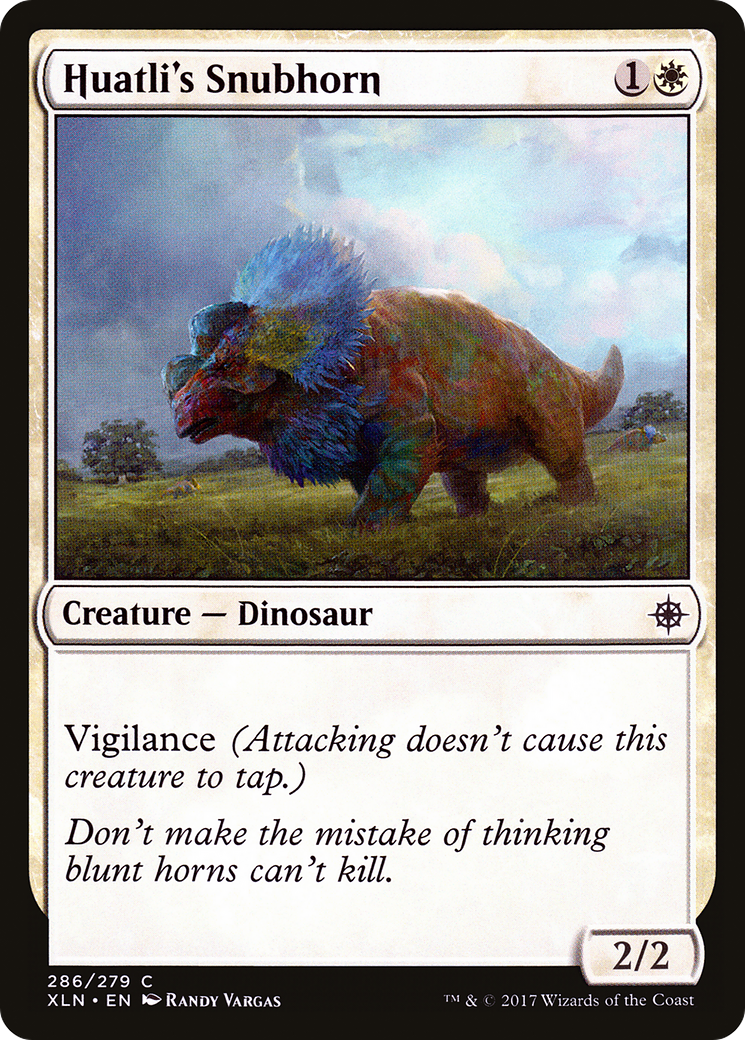 Huatli's Snubhorn (XLN-286) [Ixalan]