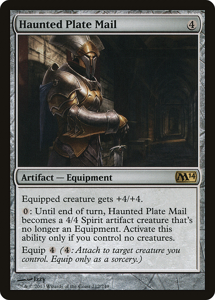Haunted Plate Mail (M14-212) [Magic 2014]
