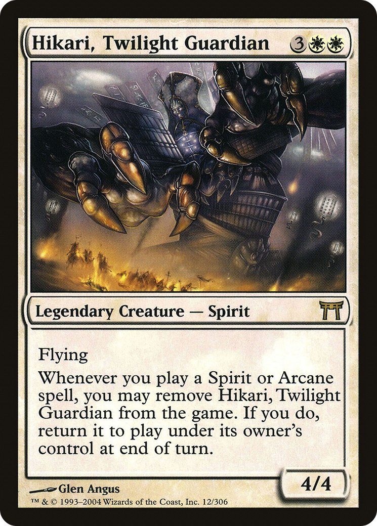 Hikari, Twilight Guardian (CHK-012) [Champions of Kamigawa] Foil