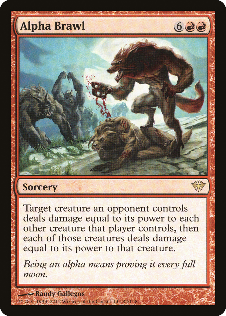 Alpha Brawl (DKA-082) [Dark Ascension] Foil