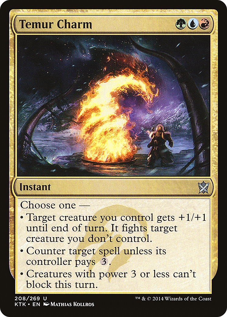 Temur Charm (KTK-208) [Khans of Tarkir] Foil