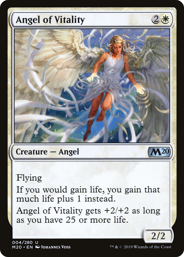 Angel of Vitality (M20-004) [Core Set 2020] Foil