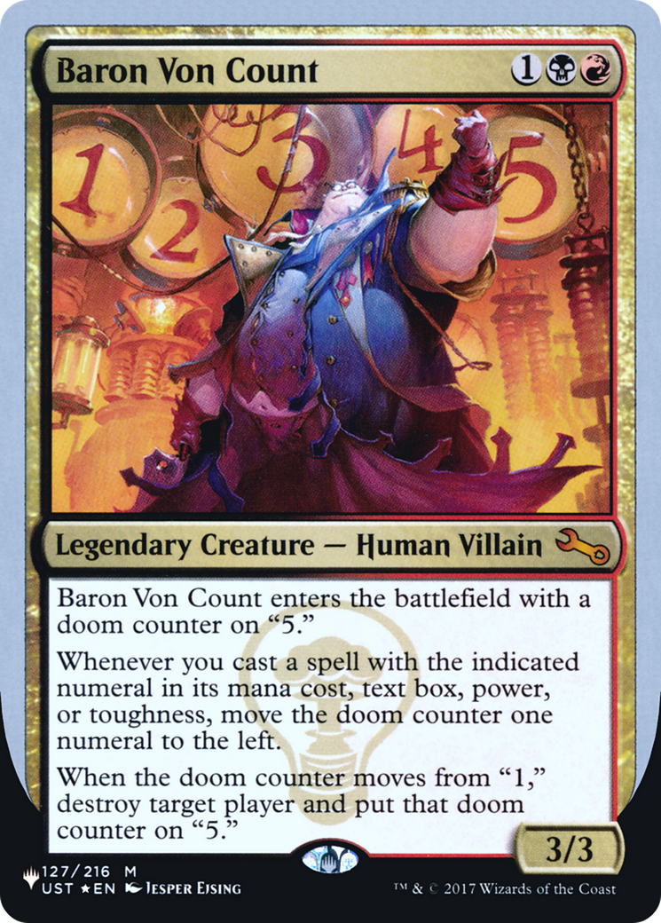 Baron Von Count (LIST-127/216) [The List (Unfinity Foil Edition)] Foil