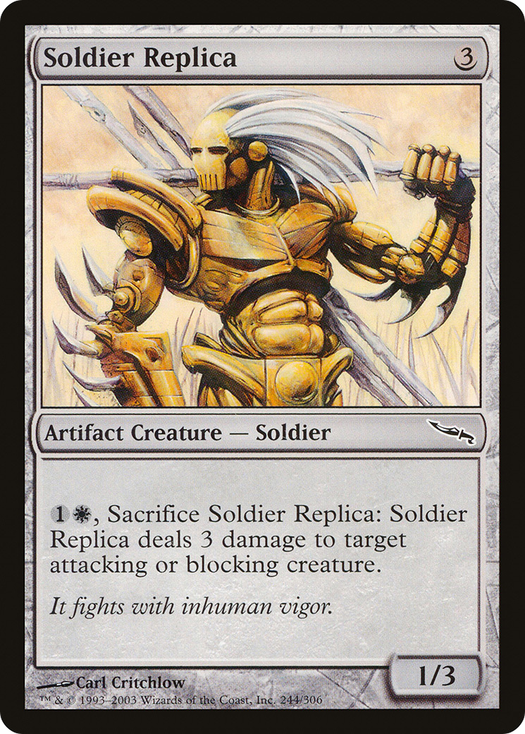 Soldier Replica (MRD-244) [Mirrodin]