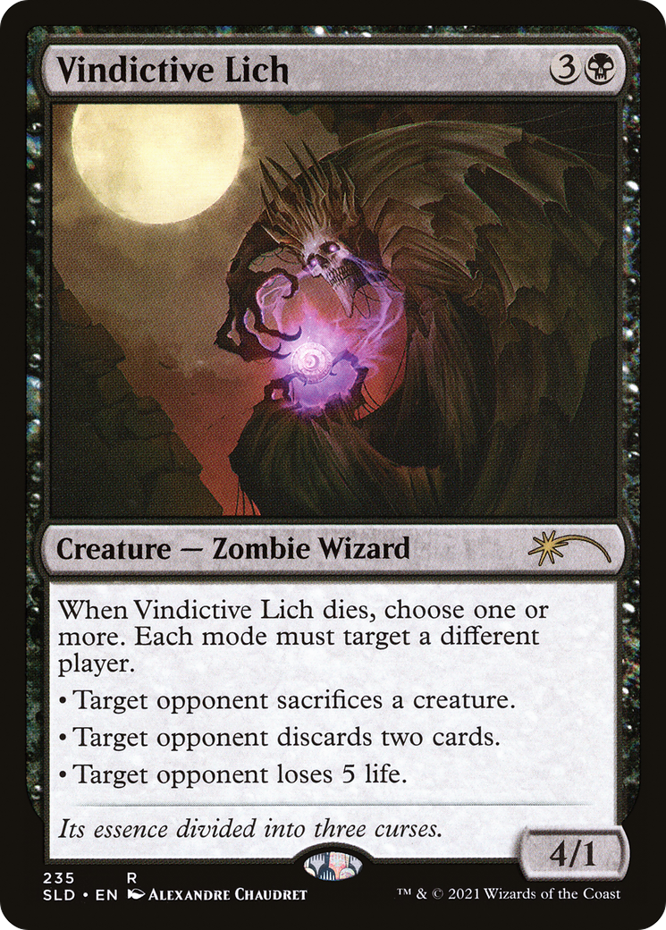 Vindictive Lich (SLD-235) [Secret Lair Drop] Foil
