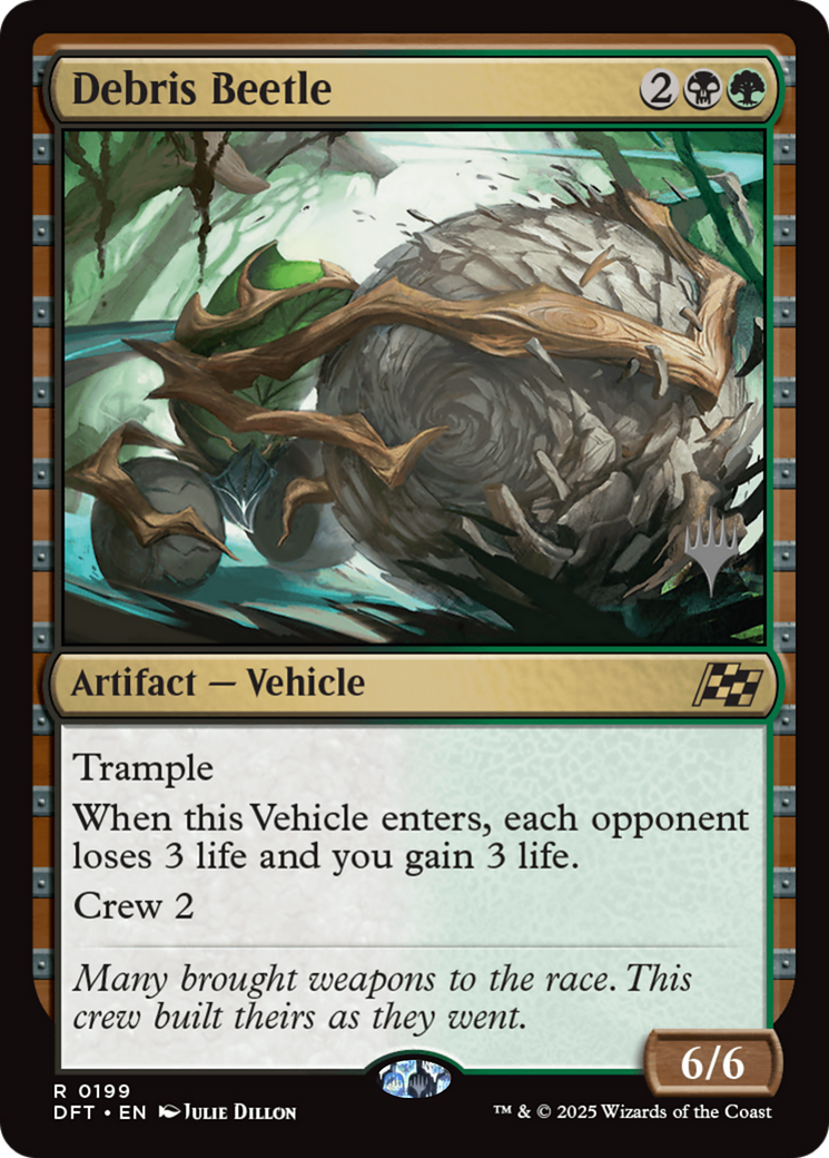 Debris Beetle (PPDFT-199) [Promo Pack: Aetherdrift] Foil
