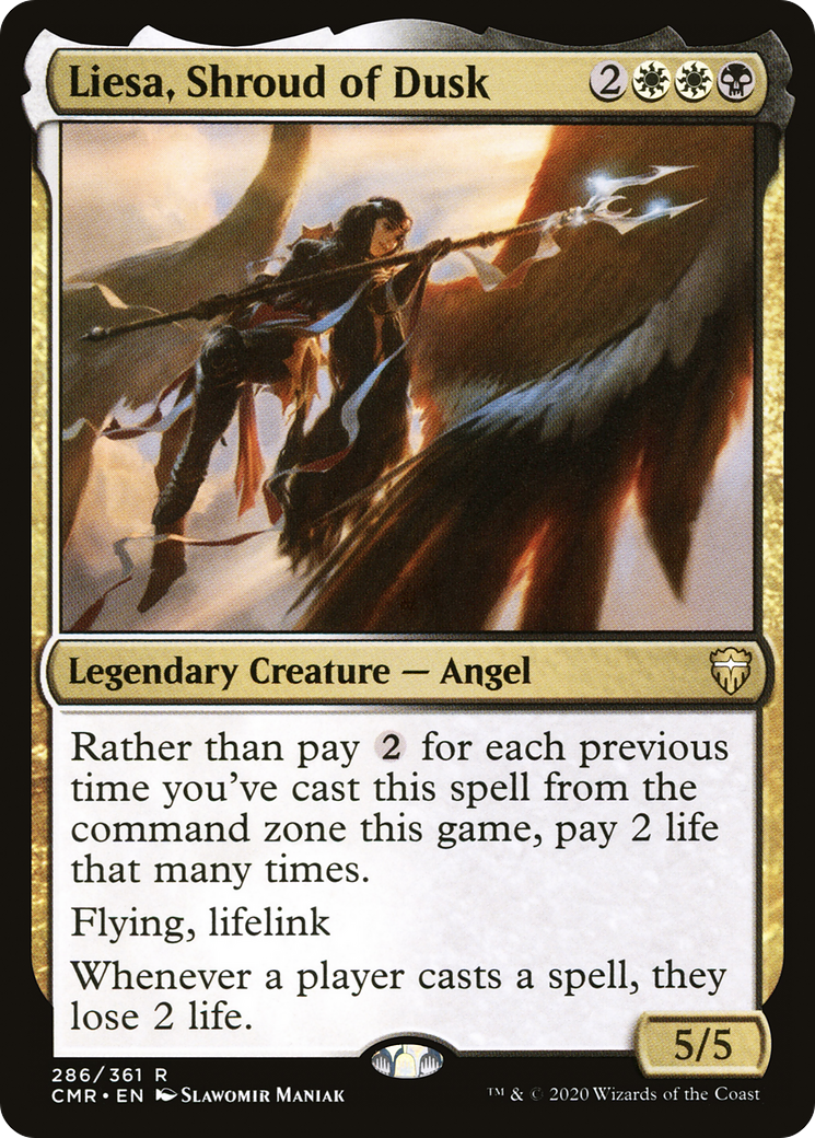 Liesa, Shroud of Dusk (CMR-286) [Commander Legends] Foil