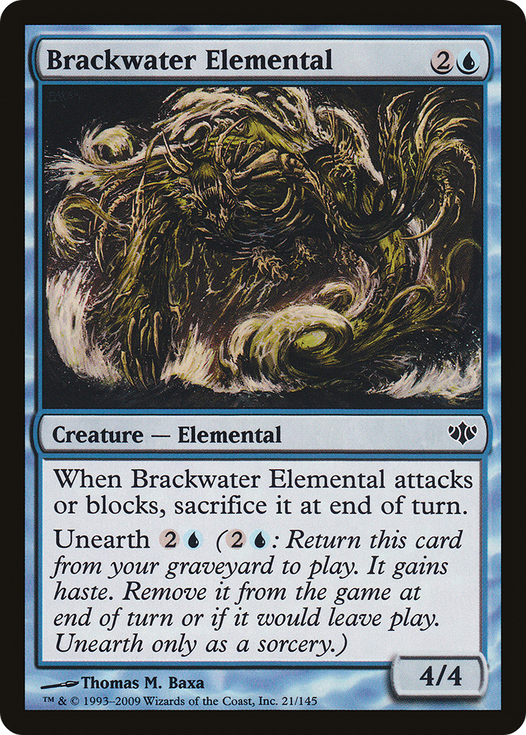 Brackwater Elemental (CON-021) [Conflux]