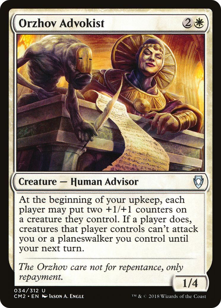 Orzhov Advokist (CM2-034) [Commander Anthology Volume II]
