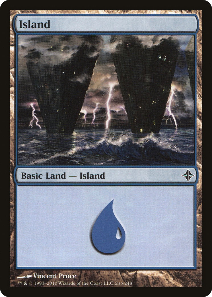 Island (ROE-235) [Rise of the Eldrazi]