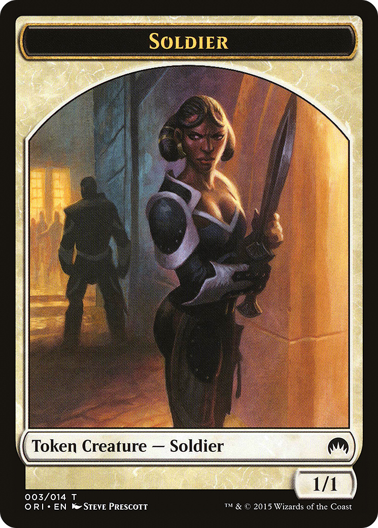 Soldier Token (ORI-003) [Magic Origins Tokens]