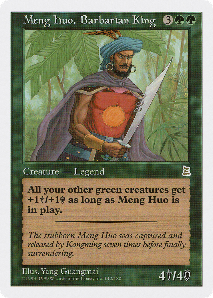 Meng Huo, Barbarian King (PTK-142) [Portal Three Kingdoms]