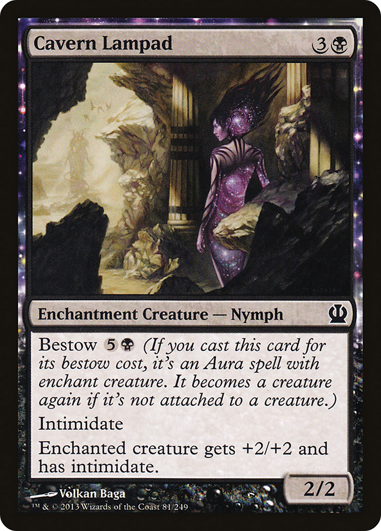 Cavern Lampad (THS-081) [Theros] Foil