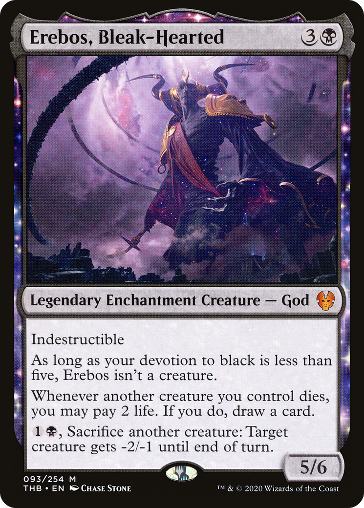 Erebos, Bleak-Hearted (THB-093) [Theros Beyond Death] Foil