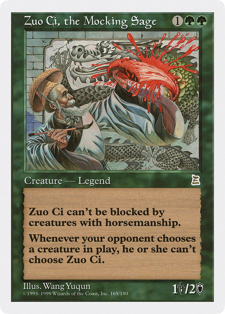 Zuo Ci, the Mocking Sage (PTK-165) [Portal Three Kingdoms]