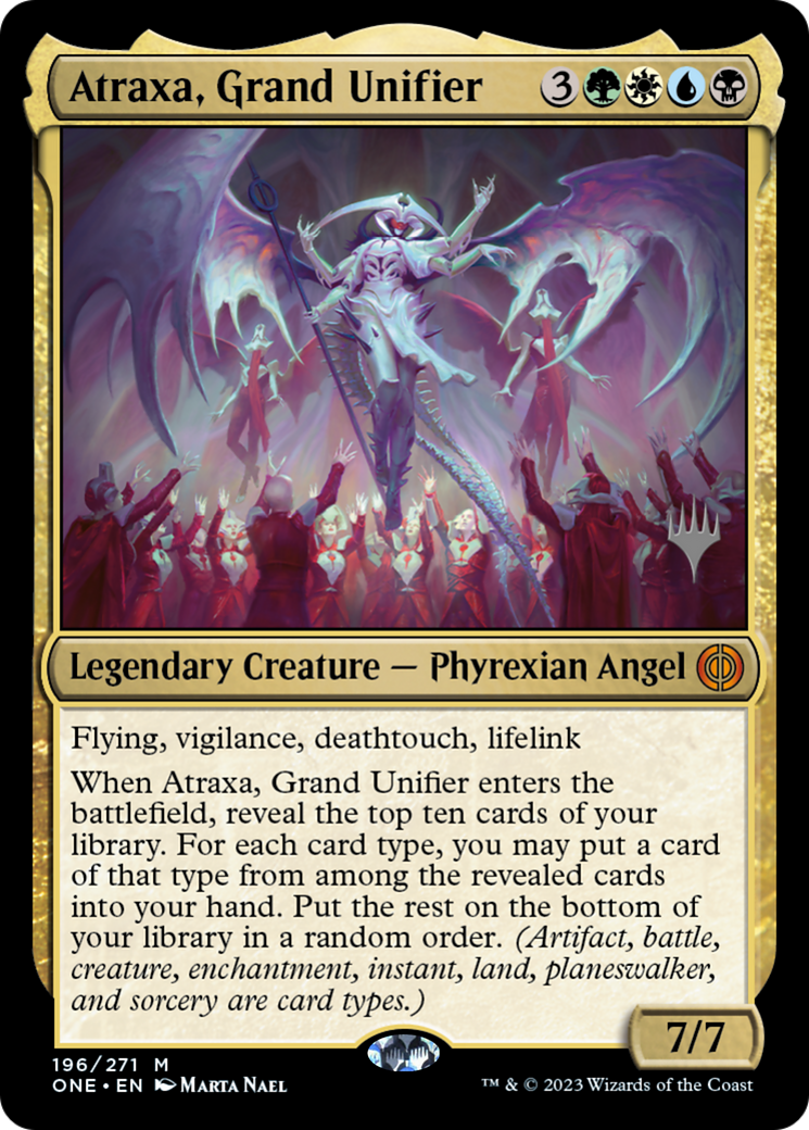 Atraxa, Grand Unifier (PPONE-196) [Promo Pack: Phyrexia: All Will Be One Promos]