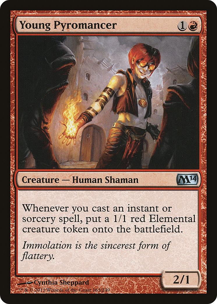 Young Pyromancer (M14-163) [Magic 2014]