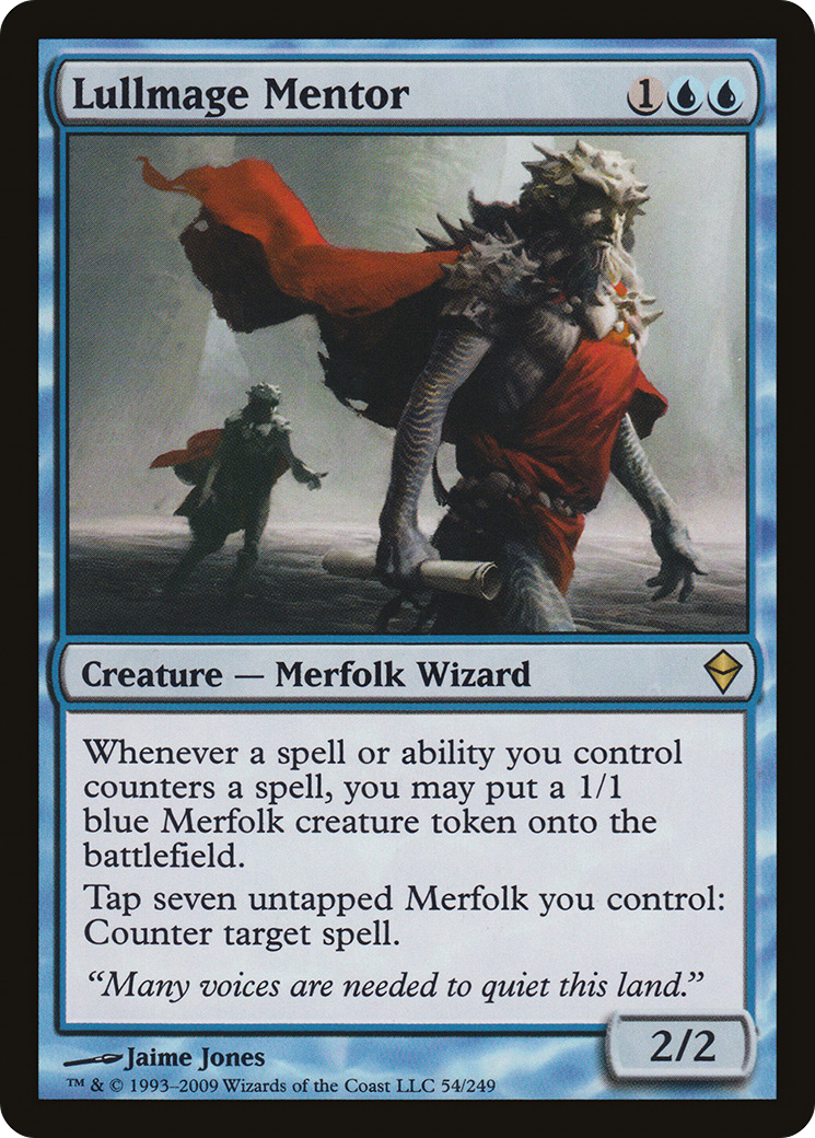 Lullmage Mentor (ZEN-054) [Zendikar] Foil
