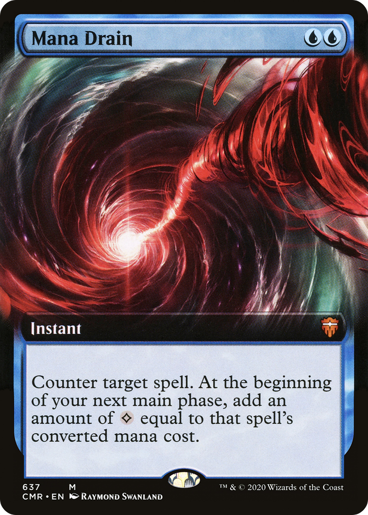 Mana Drain (Extended Art) (CMR-637) [Commander Legends]