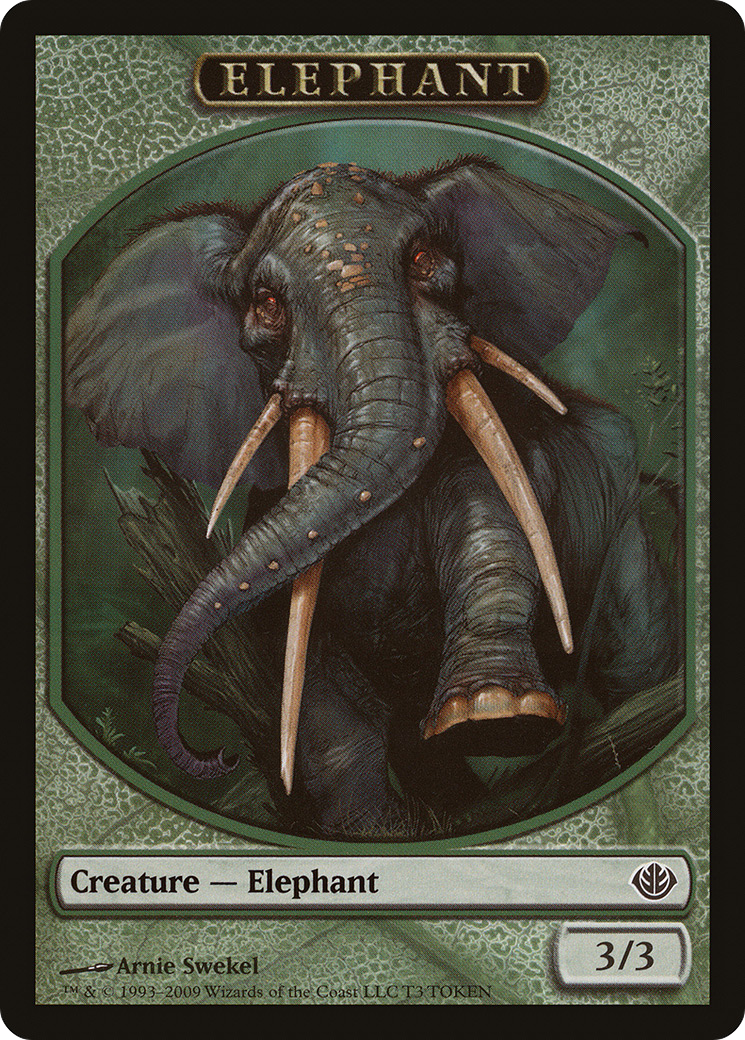 Elephant Token (DDD-0T3) [Duel Decks: Garruk vs. Liliana Tokens]