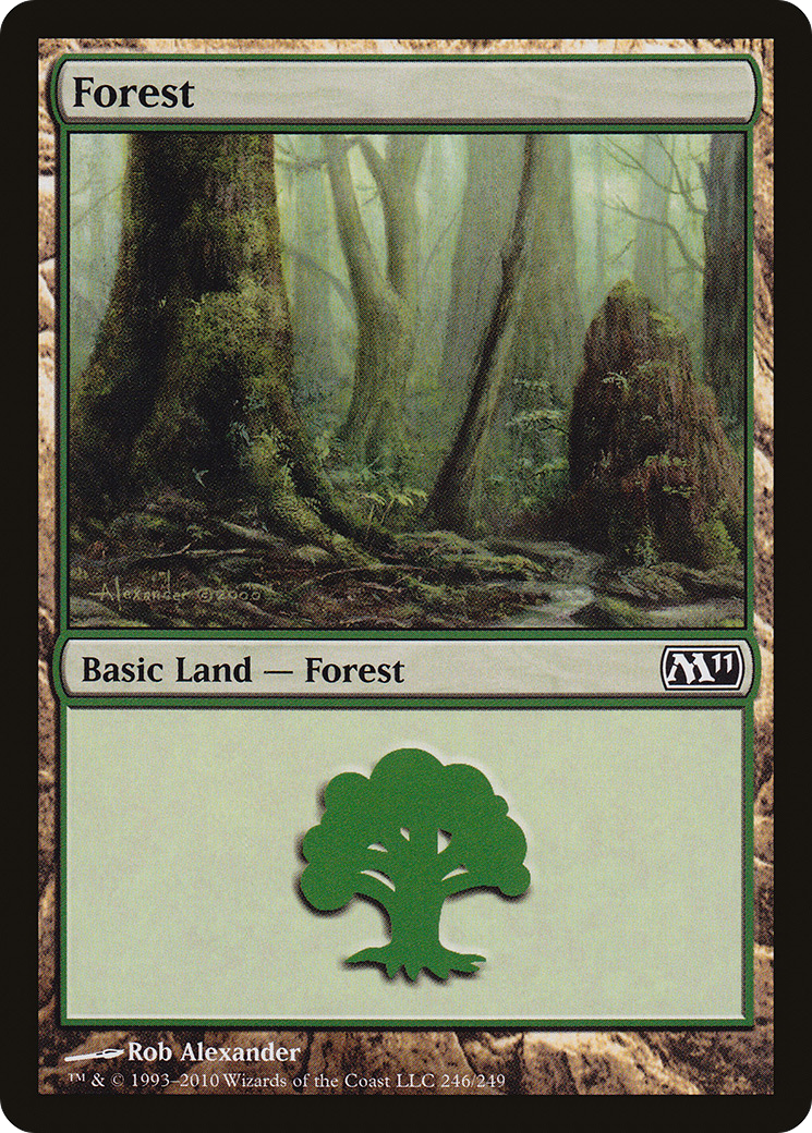 Forest (M11-246) [Magic 2011] Foil