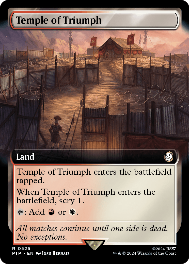 Temple of Triumph (Extended Art) (PIP-525) [Fallout]