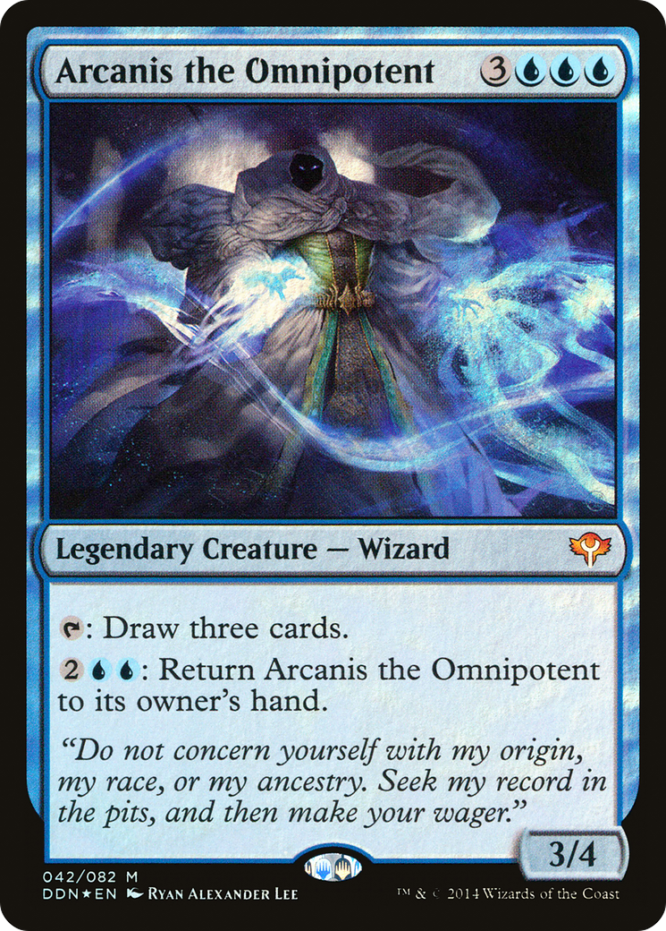 Arcanis the Omnipotent (DDN-042) [Duel Decks: Speed vs. Cunning]