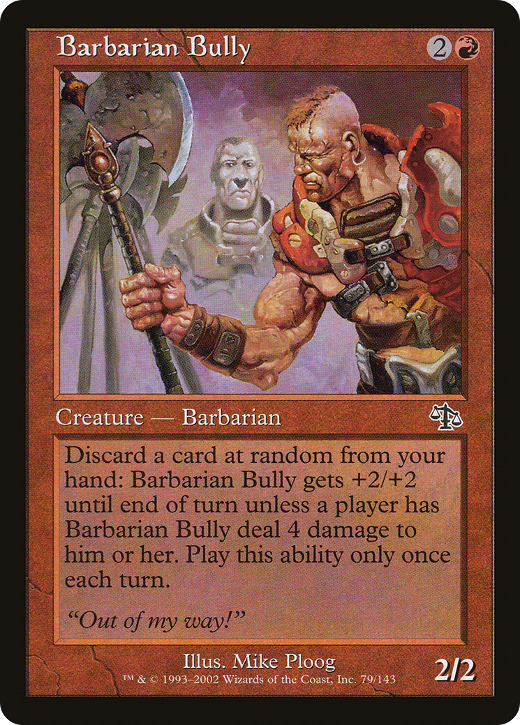 Barbarian Bully (JUD-079) [Judgment] Foil