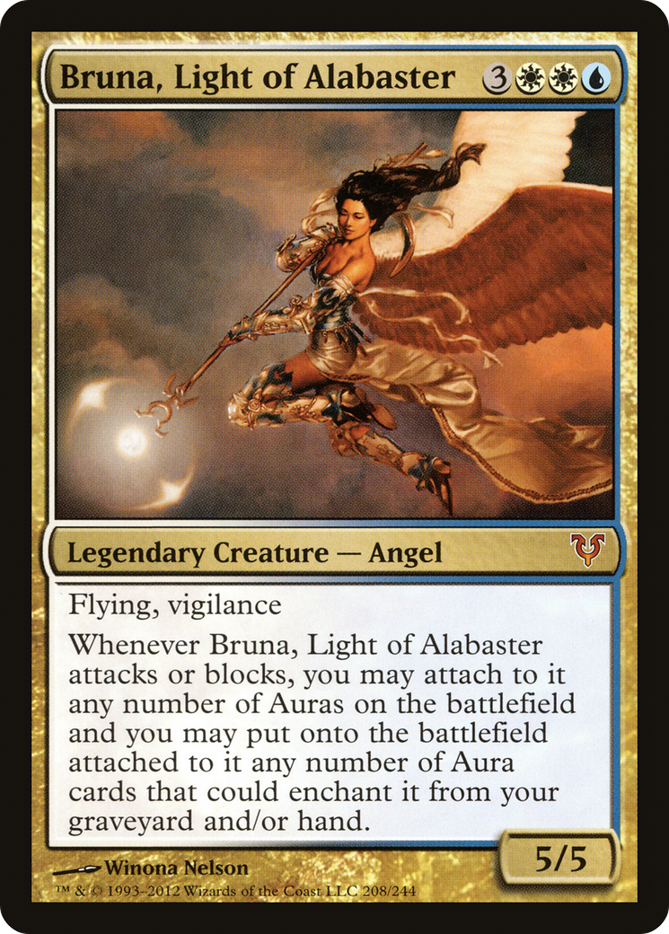 Bruna, Light of Alabaster (AVR-208) [Avacyn Restored]
