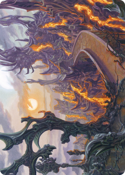 Drossforge Bridge // Drossforge Bridge (AMH2-073) (Borderless) [Modern Horizons 2 Art Series] Foil
