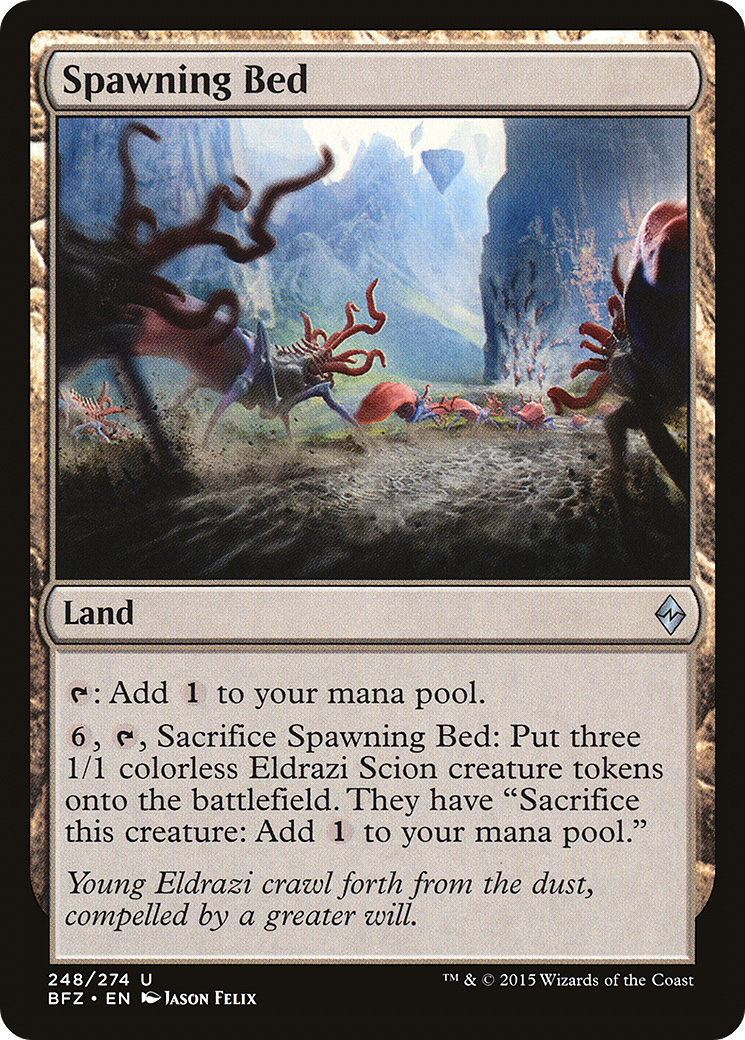 Spawning Bed (BFZ-248) [Battle for Zendikar] Foil