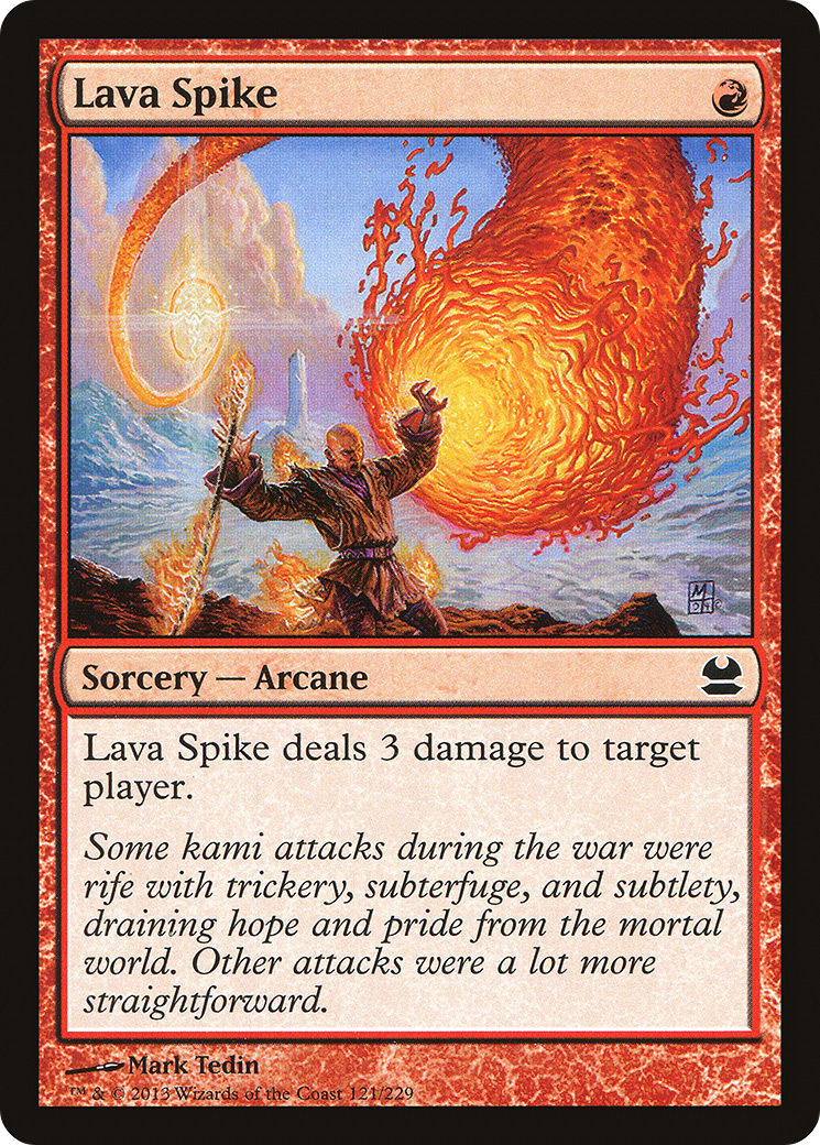 Lava Spike (MMA-121) [Modern Masters] Foil