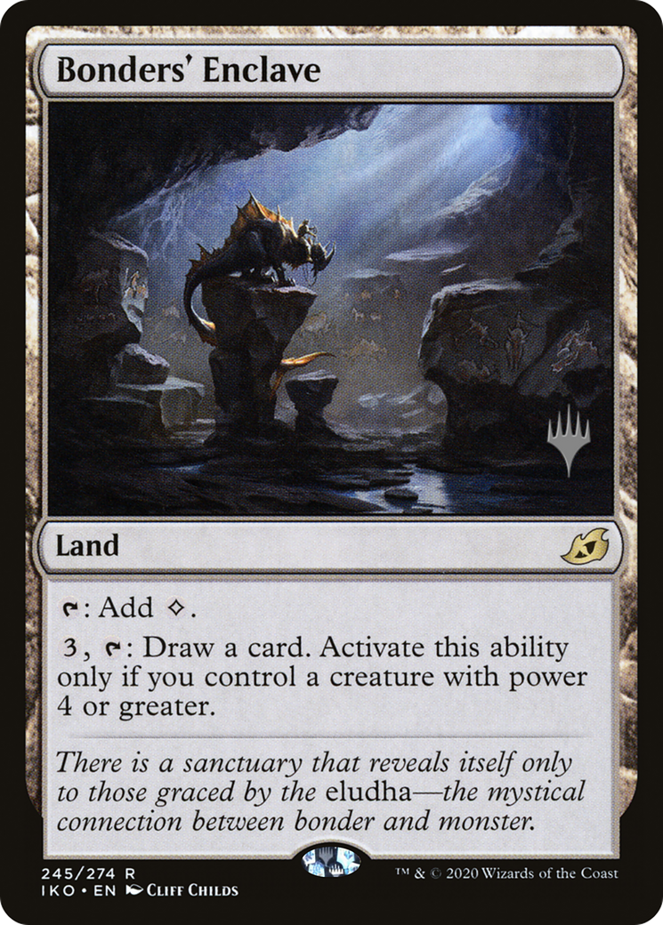 Bonders' Enclave (PPIKO-245) [Promo Pack: Ikoria: Lair of Behemoths Promos] Foil