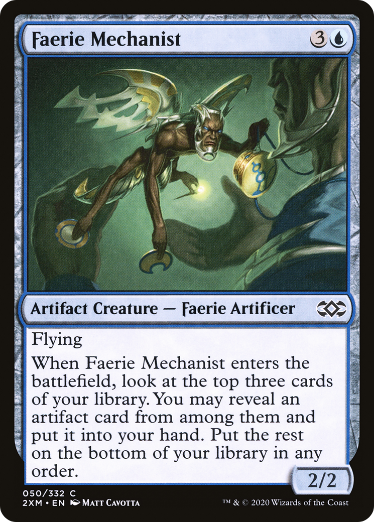 Faerie Mechanist (2XM-050) [Double Masters] Foil