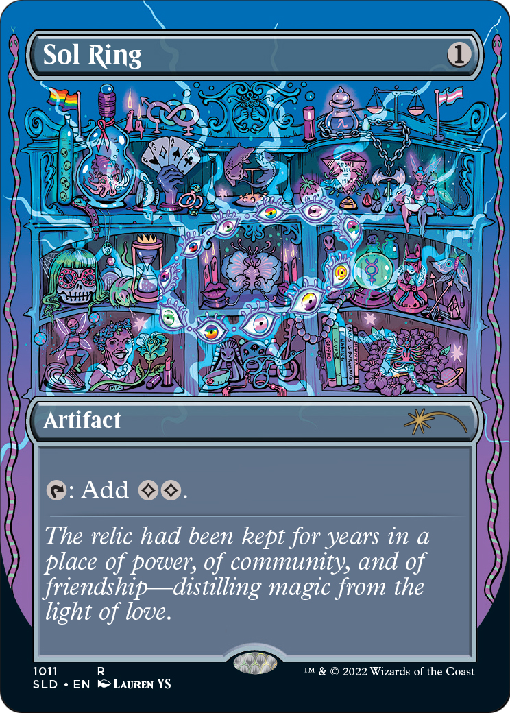 Sol Ring (SLD-1011) (Borderless) [Secret Lair Drop] Foil