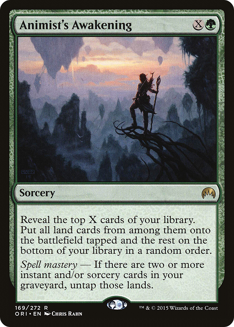 Animist's Awakening (ORI-169) [Magic Origins] Foil