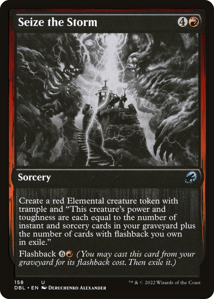 Seize the Storm (DBL-158) [Innistrad: Double Feature] Foil