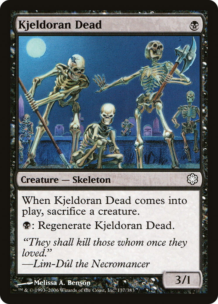 Kjeldoran Dead (CTD-137) [Coldsnap Theme Decks]